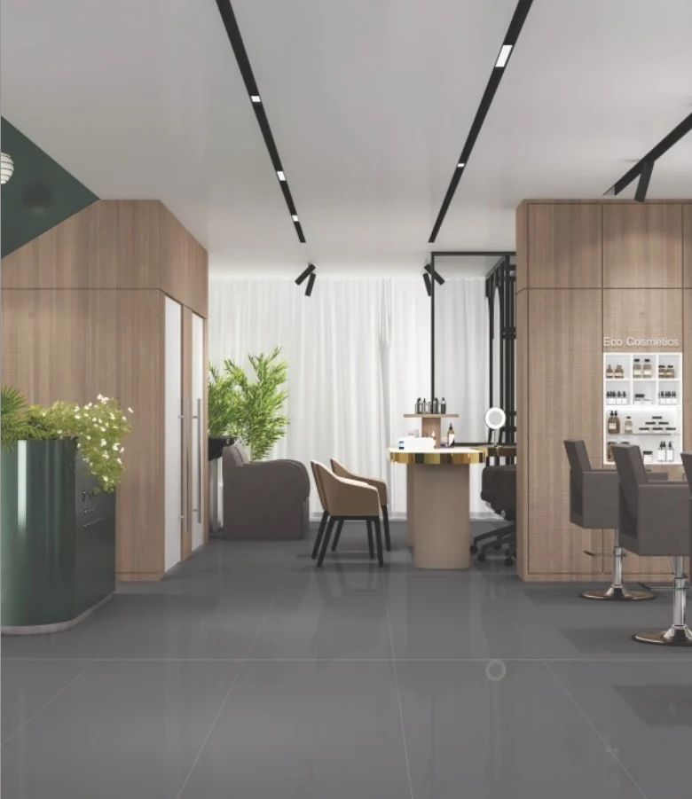 Monotone Charcoal interior application